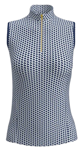 AB SPORT Texas State Print Women's Sleeveless Golf Polo GP04-TEXAS_1A