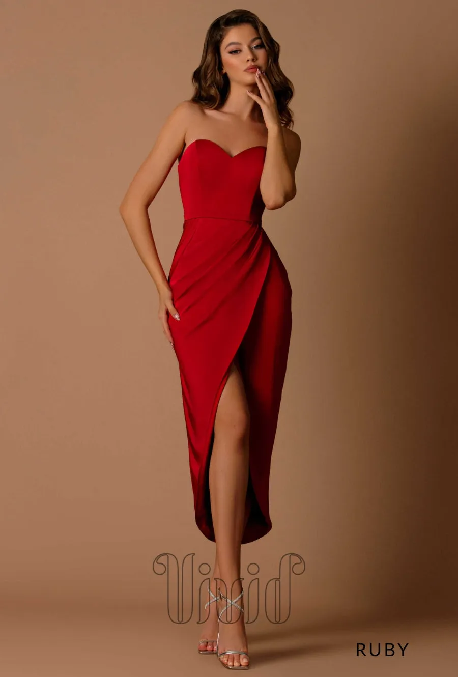 Cora Strapless Midi