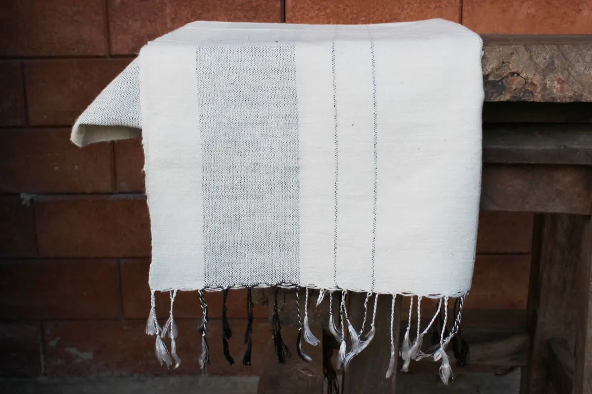 Handwoven Eri Silk Scarf Tammachat