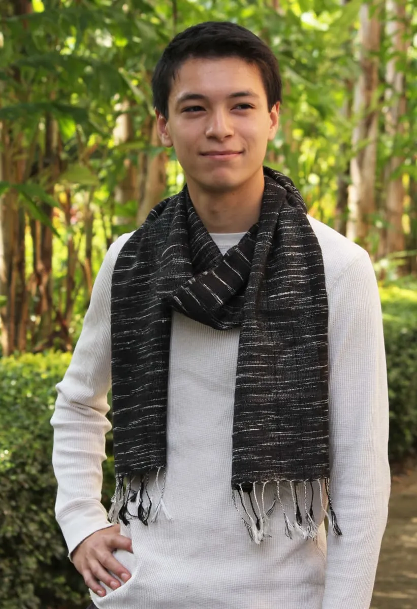 Handwoven Eri Silk Scarf Tammachat