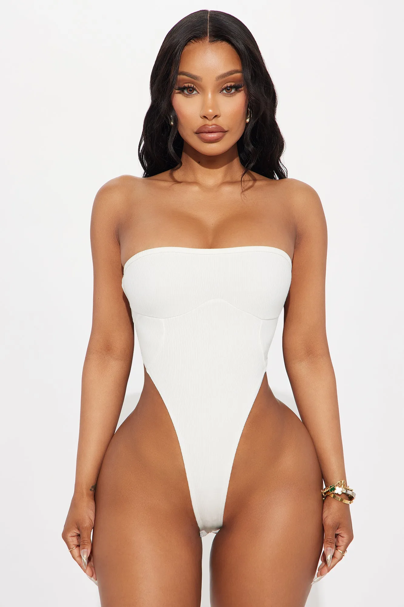 Isabelle Snatched Skirt Set - Off White