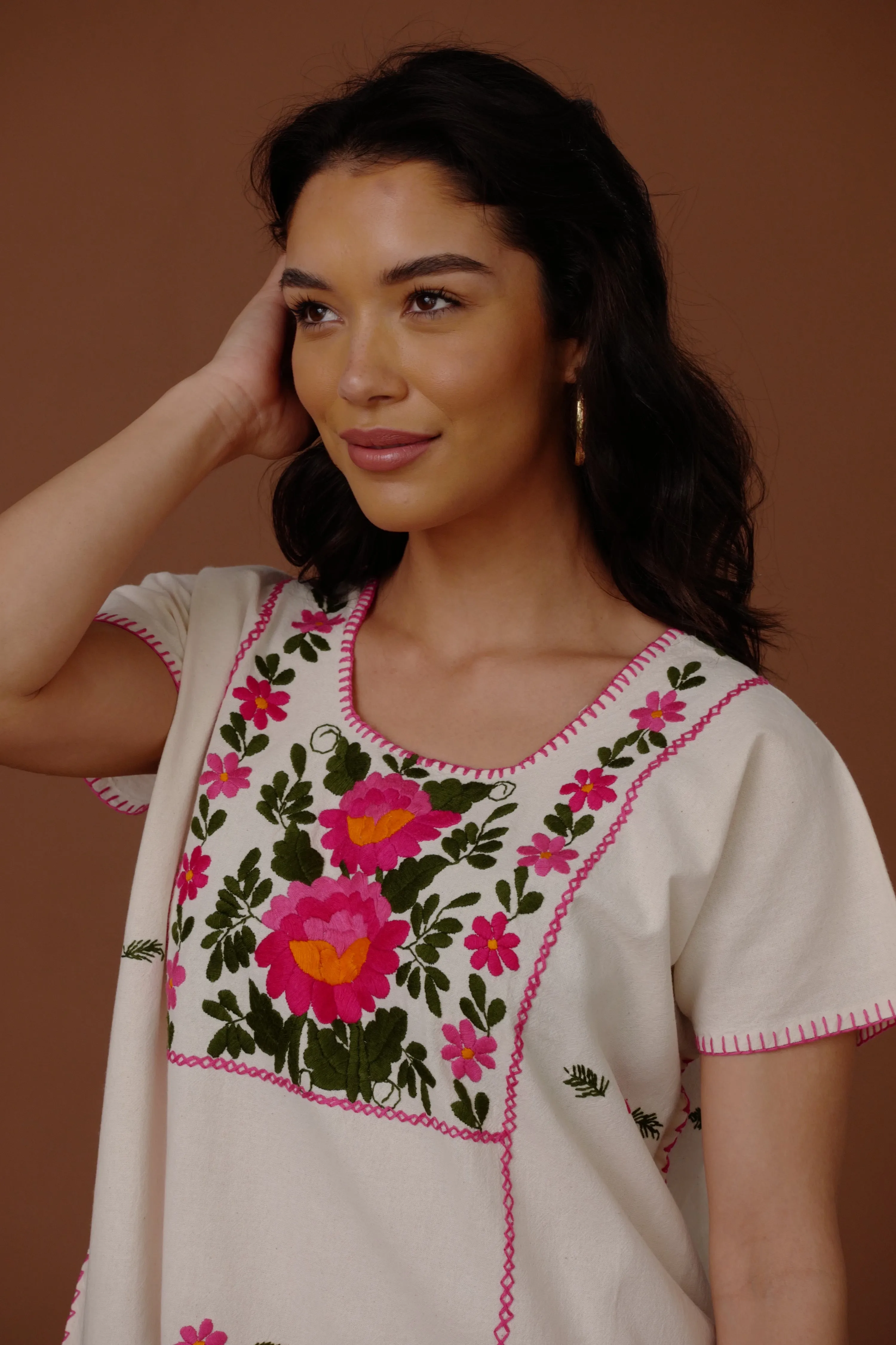 MARGARITA HUIPIL / PINK   ORANGE