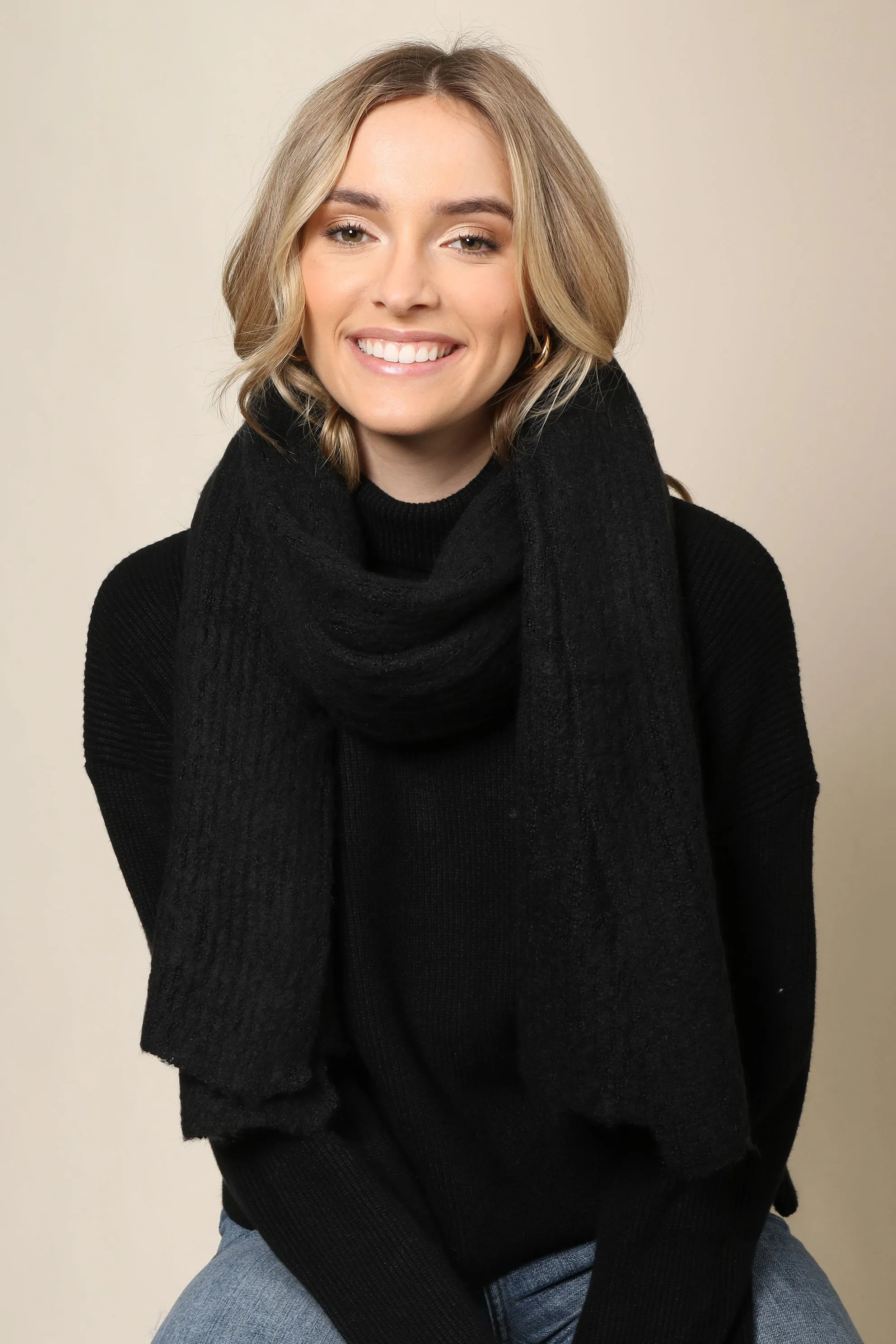 Milan Solid Cozy Scarf