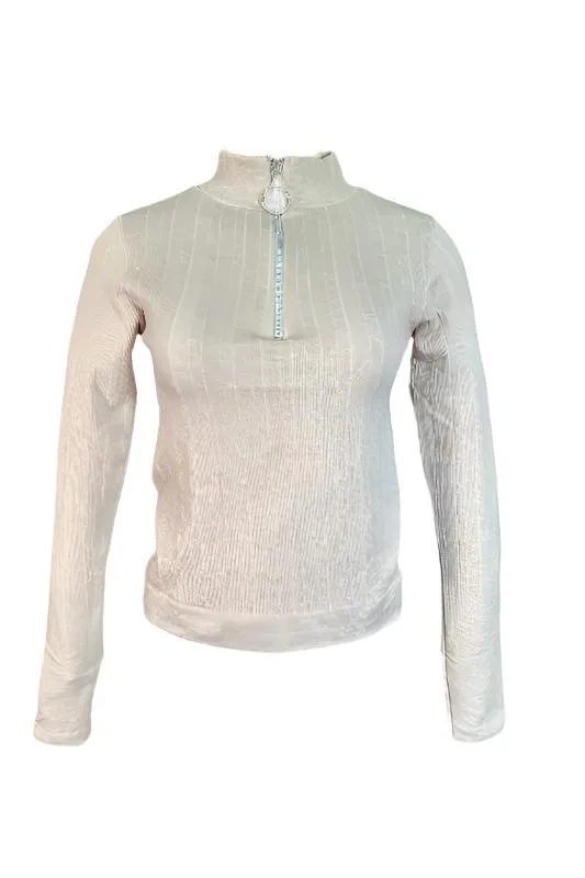 Mock Neck Top