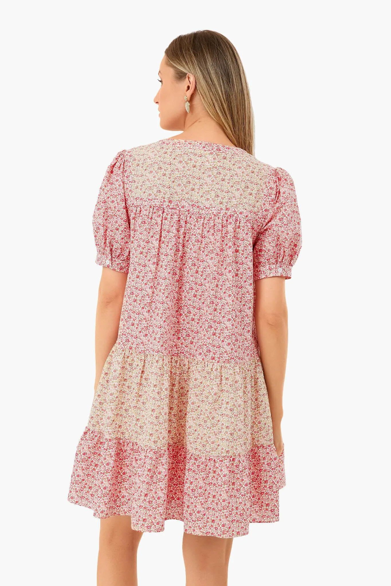 Multi Pink Floral Hana Mini Dress