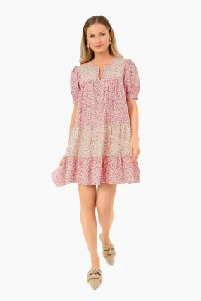 Multi Pink Floral Hana Mini Dress