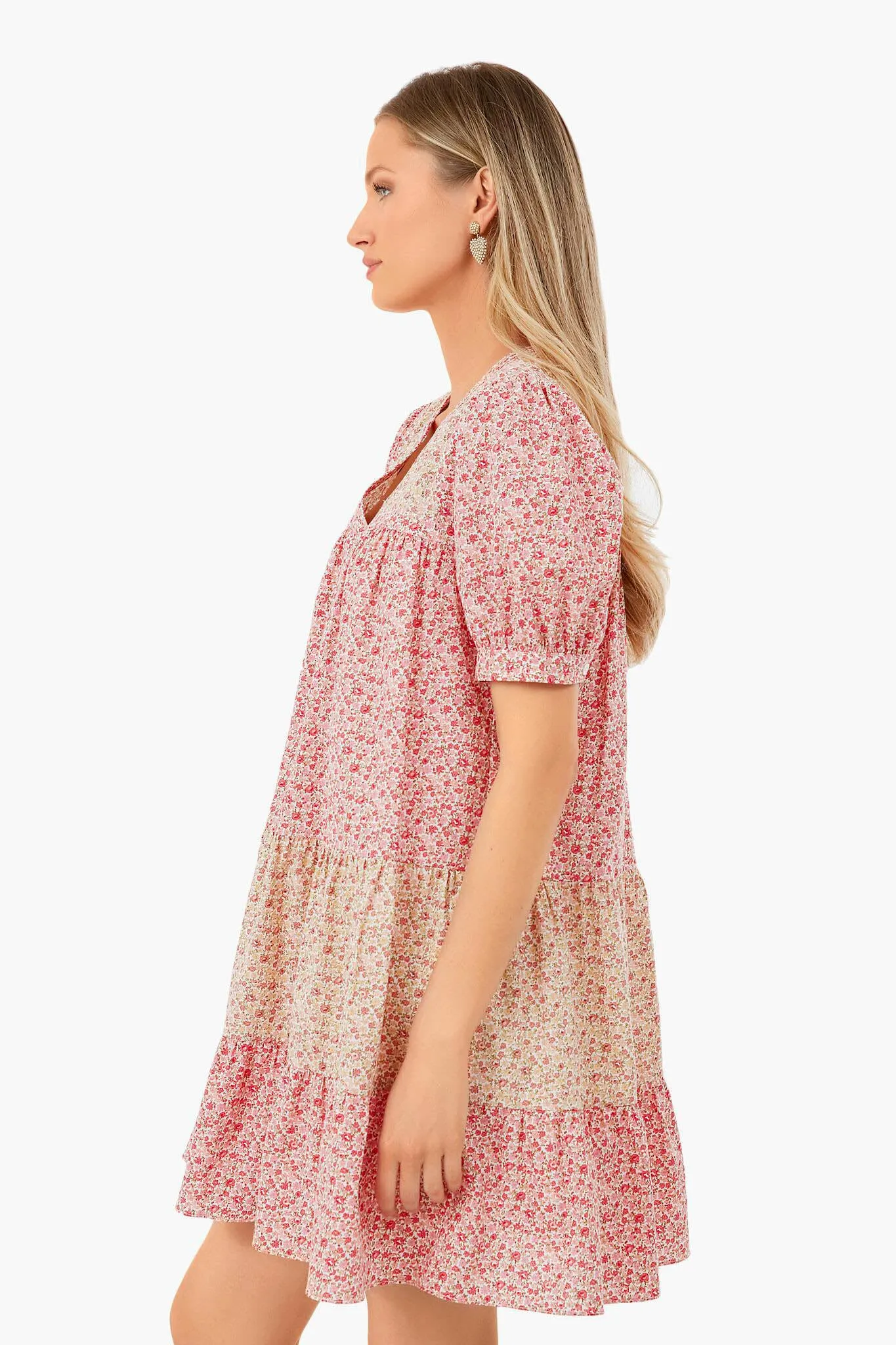 Multi Pink Floral Hana Mini Dress