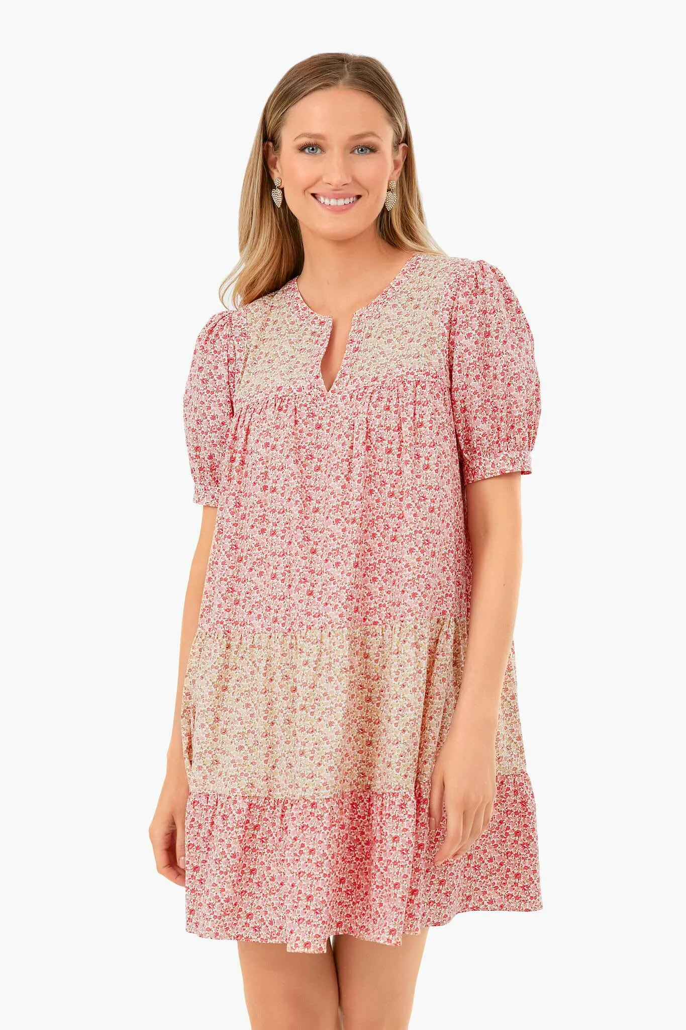Multi Pink Floral Hana Mini Dress