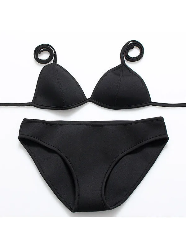 Neoprene Sexy Push Up Bikini Sets