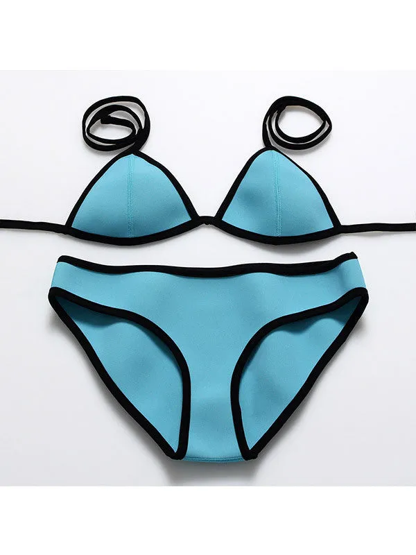 Neoprene Sexy Push Up Bikini Sets