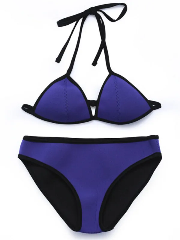 Neoprene Sexy Push Up Bikini Sets
