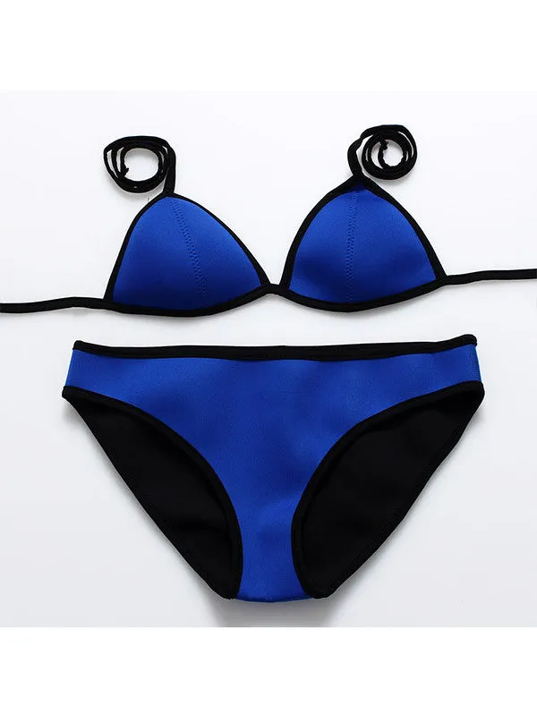 Neoprene Sexy Push Up Bikini Sets