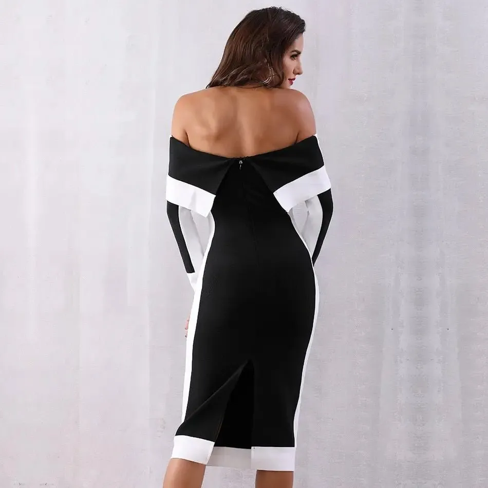 New Long Sleeve Bodycon Bandage Dress