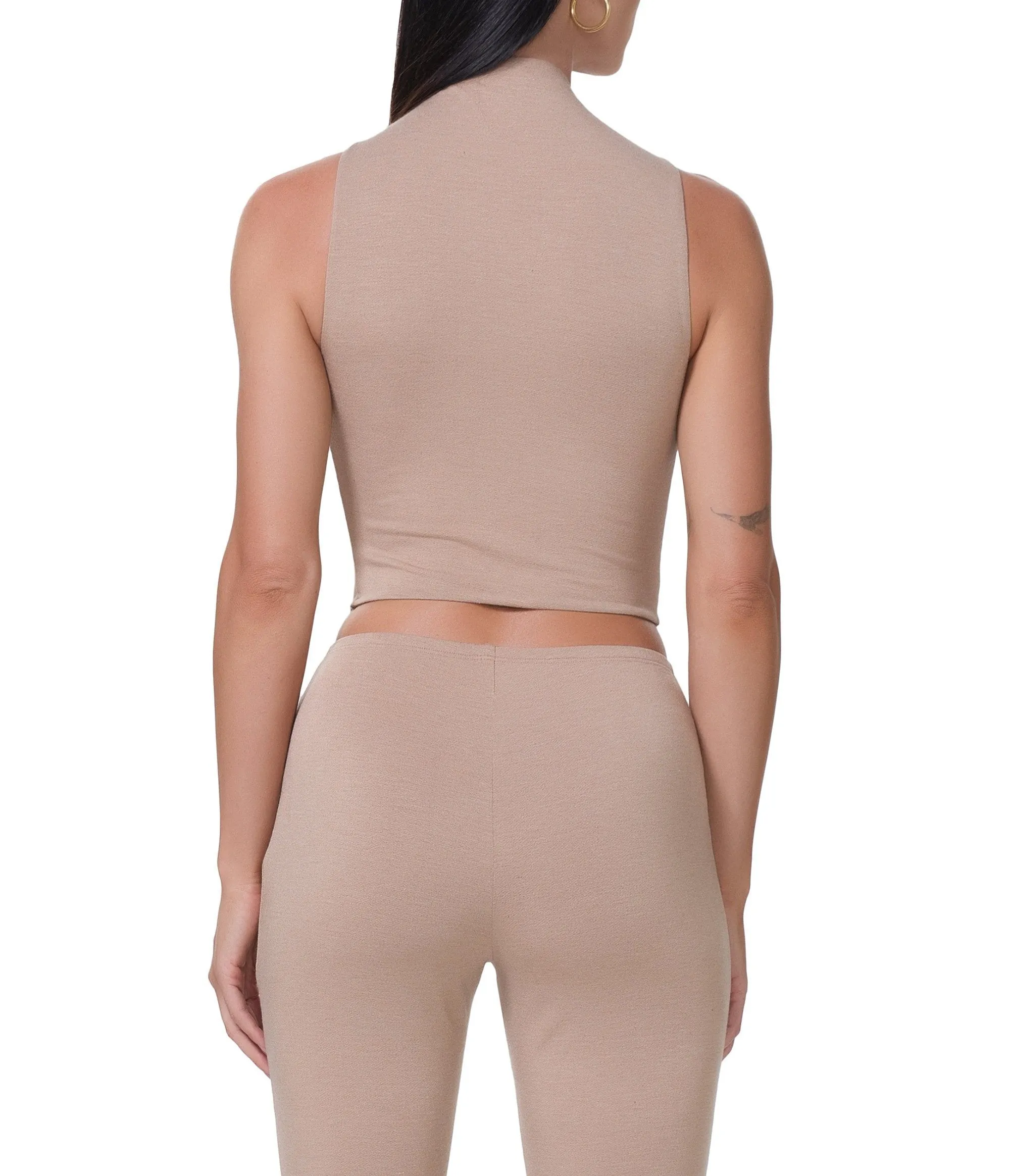 Shelly Top - Heather Taupe