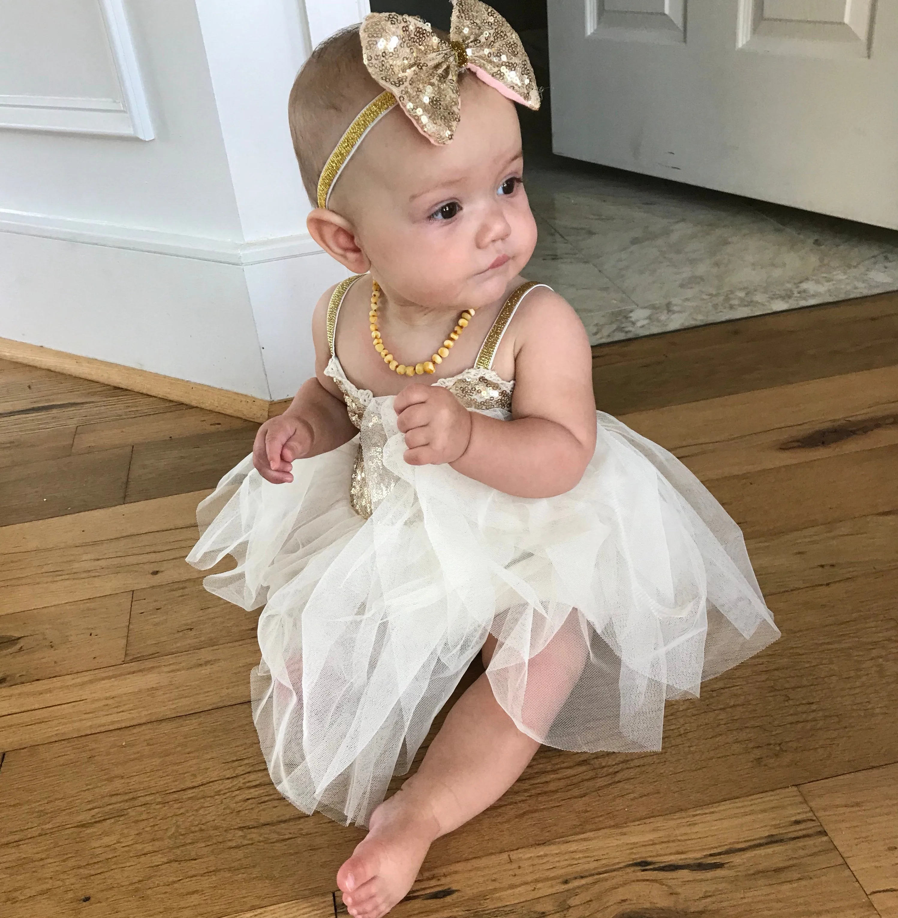 The Ava Dress - Gold