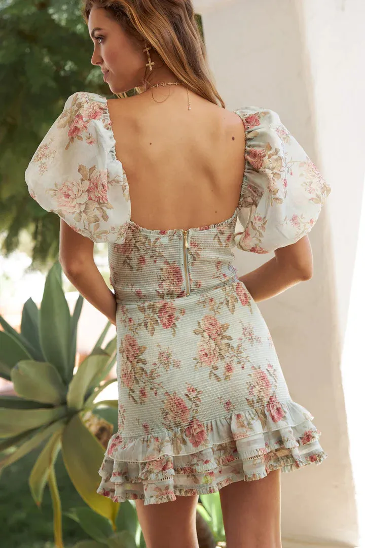 V. Chapman Valerie Dress in Tapestry Rose